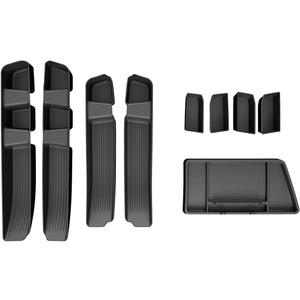 9Pcs Dashboard Storage Organizer Compatible with 2022-2026 Chevy Silverado GMC Sierra 1500 Door Side Storage Box Door Bottom Storage Box Replacement for 2022-2026 Chevy Silverado Accessories