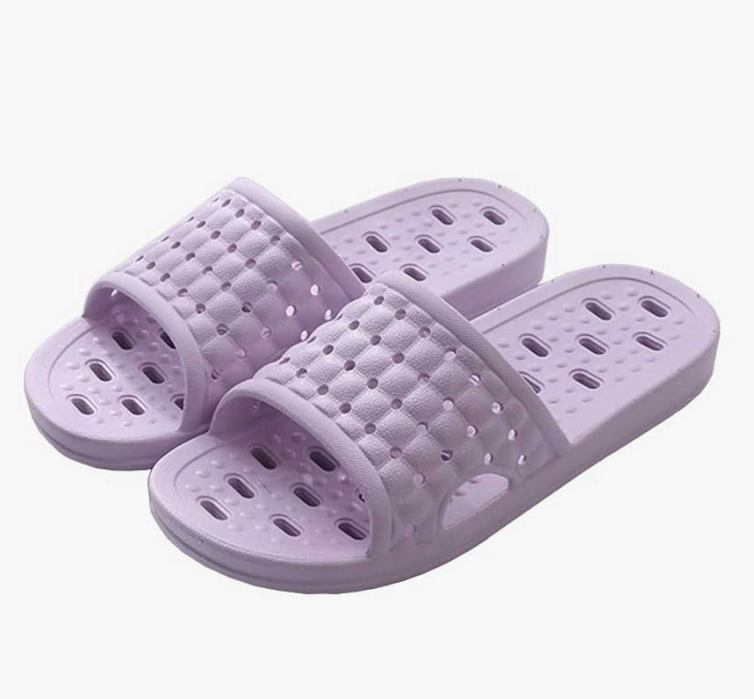 Shower Shoes Quick Dry Non-Slip Bathroom Slippers Shower Sandals for Men Women Dorm Home Slide