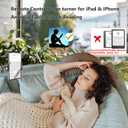 Tiktok Scrolling Ring, Bluetooth Camera Remote Control, Scrolling Ring Remote for iPhone TikTok FB YouTube IG Android Phone, Fingertip Wireless Scroller Page Turner (Black)