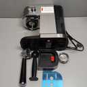 Spacekey Espresso Machine 20 Bar, Professional 1350W Espresso Maker with Milk Frother, Compact Stainless Steel Cappuccino & Latte & Americano Maker with 39oz Removable Water Tank, Silver