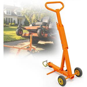 Heavy Duty Zero Turn Mower Lift Jack - 800 lbs Capacity Lawn Mower Lift with Safety Locking Arm, Portable Riding Mower Lift for Blade Changes, Oil Changes & Deck Cleaning
