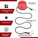 WinnerWhy 4 Pcs Anchor Buoy Float 51'' Pool Float Anchor Marker Buoy High Visibility for Pool Fishing Boat Drift Anchors