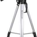 BARSKA Deluxe Tripod Extendable to 63.4" w/ Carrying Case , Gray/Black