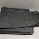Floor Mats for Hyundai Sante Fe 7 Seater 2024 2025 (Not Hybrid) All Weather Sante Fe Floor Mats for Hyundai Sante Fe Accessories 2024 2025 TPE Cargo Mat with Backrest Mat Black