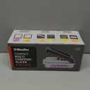 Mueller Vegetable Chopper Mandoline Slicer, Food Veggie Chopper, Cheese Grater, Onion Vegetable Cutter with Container, Dicer, Kitchen Gadgets & Essentials, White Sand/Grey (6 blade)