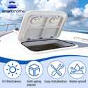 smartmarine Marine Deck Access Hatch 17.312.4" Rectangle Boat Hatch & Lid,Boat Deck Hatch Lids