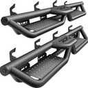 OEDRO Drop Down Running Boards Compatible with 2005-2023 Toyota Tacoma Double Cab, 6 Inch Bolt-on Side Steps, Textured Steel Nerf Bars