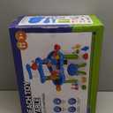 eaacaa Water Table with Chair  3-Tier Sand Water Sensory Table Toys for Toddlers & Kids Ages 3-8, Outdoor Backyard & Beach Play, Ideal Gift for Boys & Girls (Blue)