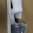 Garden Hose Holder Freestanding for Outside with Tool Storage Heavy Duty 2MM Carbon Steel (Deep Grey, Carbon Steel)