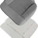 Driver Cloth Bottom & Foam Cushion Seat Cover Gray #E Compatible with Ford F150 XLT 2004 2005 2006 2007 2008
