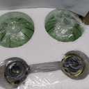 Modern Vanity Light Bathroom 4-Light Fixtures Emerald Green Glass