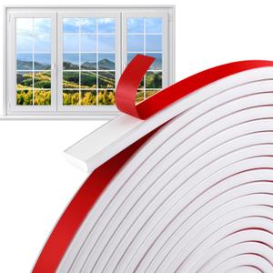 DECOHS 33 Ft Window Grille Inserts Grid Kit- TPE Self-Adhesive Peel and Stick Trim Molding- Flexible Moulding Trim Grid Inserts for Windows Door Frames Home Decoration