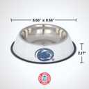 The Memory Company | Licensed NCAA Bling Team Logo Stainless Pet Bowl
