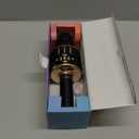 Amazmic Kids Karaoke Microphone Machine Toy Bluetooth Microphone Portable Wireless Karaoke Machine Handheld with LED Lights, Gift for Children Adults Birthday Party, Home KTV(Black Gold)