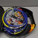 Snow Chains, Wear-Resistant High Carbon Steel Anti Slip Tire Chain for Passenger Cars, Pickups, and SUVs, Set of 2 (KN150)