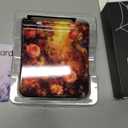 Hekodonk for Galaxy Z Flip 7 Case,[Compatible with MagSafe][Built-in Screen Protector][Hinge Protection],Magnetic Slim Shockproof Women Girls Case for Samsung Galaxy Z Flip 7,Hot Orange