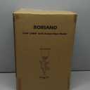 Touch Control Table Lamp with 2 USB Charging Ports, 3-Way Dimmable Bedside Nightstand Lamps, Amber Glass Shade Vintage Rural Leaf Lamp for Living Room, Bedroom, Dresser