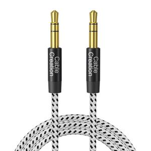 CableCreation Aux Cord (3FT/0.9M), 3.5mm Audio Cable Male to Male Aux Cable 1/8 Auxiliary Stereo Audio Cable for Car Headphones,Speaker, Tablets,Laptops,Android,Smart Phones, Black