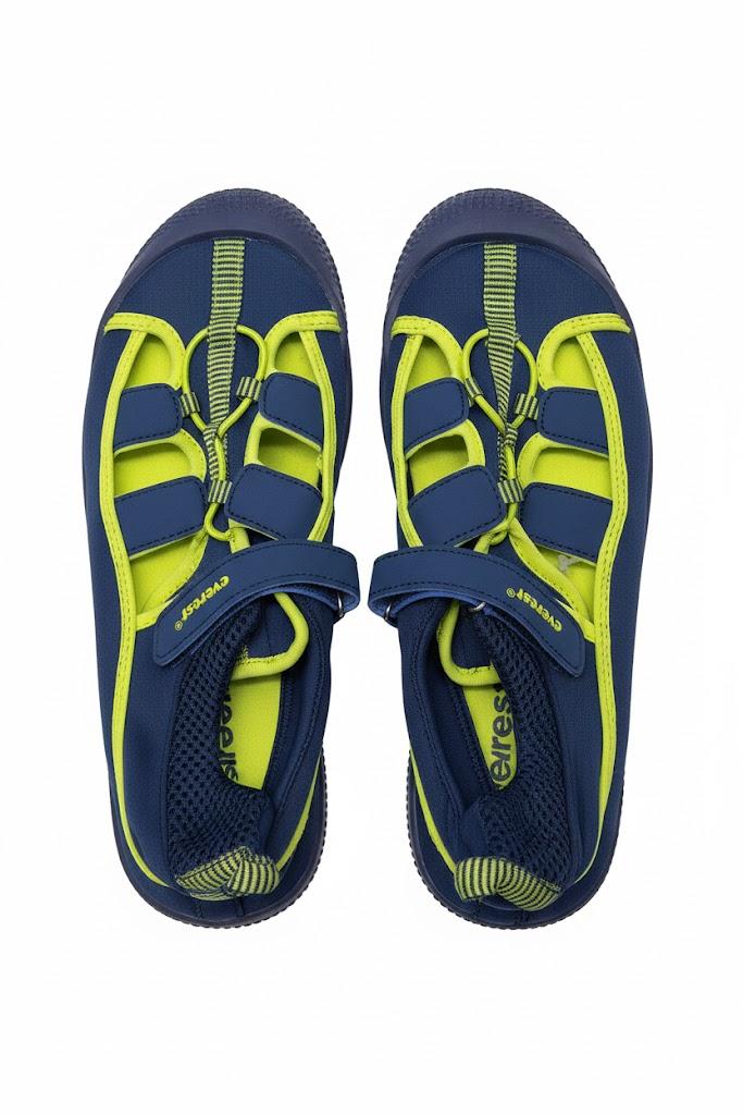 B GS Caged Watersock Blue/Green Kids Size 12