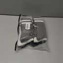 GLENMEARL Pilates Socks with Grips for Women, 3/6 Pairs Yoga Non Slip Long Socks, Grip Sock for Pilates, Dance Workout (7-9, 6 Pack Striped (Black,white,grey))