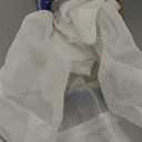 MIULEE 2 Panels Solid Color White Sheer Window Curtains Elegant Window Voile Panels/Drapes/Treatment for Bedroom Living Room (54 X 60 Inches White)