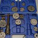 Orion Motor Tech 24pc Brake Caliper Compression Tool Set, Heavy Duty Brake Piston Compressor Tool and Wind Back Tool Kit for Brake Pad Replacement, Universal Disc Brake Caliper Tool Set with Blue Case