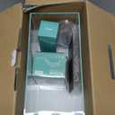 Fish Tank, 3 Gallon Ultra-Clear Glass Fish Aquarium, with Separator Plate for Betta, Fish Tank Starter kit with Filter and Adjustable Led Light, White