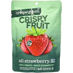 CRISPY GREEN Freeze Dried Strawberries, 0.42 OZ Pack of 2, 2026.04.25