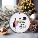 She Believed She Could So She Did - Class of 2025 Graduation Ornament, Inspirational Grad Gift for High School & College, Keepsake Decor (T6)