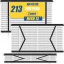 2 Pack 213 Replacement Filter Compatible with Aprilaire Whole House Air Purifiers 1210, 1620, 2210, 2216, 3210, 4200, Furnace Air Filter for Whole House Furnace, MERV-13, 20x25x4