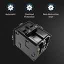 QP240 40A 2-Pole Circuit Breaker Type QP - Plug-in Mount 10kA 120/240V Thermal Magnetic - Compatible with Siemens PL/ES Load Centers & Panel Boxes