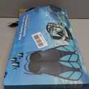 Snorkeling Gear for Adults Men Women,4 in 1 Snorkel Set with Panoramic View Diving Mask Anti-Fog Anti-Leak,Dry Top Snorkel,Fins and Travel Bag for Swimming,Snorkeling and Travel Diving (ML/XL, BLACK)