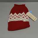 Queenmore Warm Dog Sweater, Soft Pet Knitwear, Knitted Pullover, Vlentines Day Gifts Winter Pet Clothes for Dogs Cats Red, Small