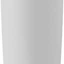Owala SmoothSip Slider Insulated Stainless Steel Coffee Tumbler, Reusable Iced Coffee Cup, Hot Coffee Travel Mug, BPA Free 20 oz, Tan/White (Vanilla Bean)