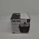 Aroma Housewares ARC-363-1NGB 3 Uncooked/6 Cups Cooked Rice Cooker, Steamer, Multicooker, 2-6 cups, Black