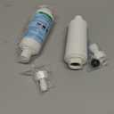 Bidet water filter for electronic bidet seats, Toilet water filter system, compatible with 1/2" 1/4" 3/8" Bidet hose (2 Filters + 2 Adapter)