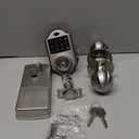 Veise VE027-K Built-in WiFi Smart Lock with 2 Knob, Fingerprint Keyless Entry Door Lock Handle Set for Front Door, App Remote Control, Electronic Digital Keypad Deadbolt, IP65 Waterproof, Satin Nickel