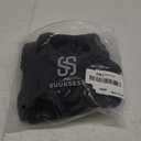 SUUKSESS Women 2 Piece Open Back Sports Bra Pack Strappy Workout Gym Yoga Crops Black S