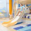Couch Slide for Kids can be Used with beds, Stairs, Bedside Tables, and Stairs. Suitable for Toddlers, Boys and Girls. The Maximum Load-Bearing Capacity is 220LBS. Easy to Install
