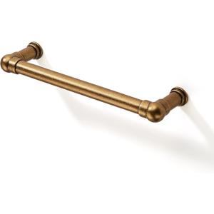 Sailing 10 Pack Cabinet Pulls-5"/128mm Antique Brass Cabinet Handles for Kitchen Bedroom Bathroom Living Room Modern Drawer Handles (5" Hole Center - 10 Pcs)