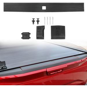 RANSOTO Tailgate Molding Top Trim Cap Compatible with 2015 2016 2017 2018 2019 2020 Ford F-150 F150 Flexible Step Center Piece Protector Cover Replaces FO1904135