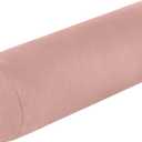 Retrospec Retrospec Sequoia Yoga Bolster Pillow - Meditation Cushion for Yoga Practices - Includes Machine Washable 100% Cotton Cover & Durable Carry Handle (Round, Blush)