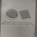 Non Slip Furniture Pads - 2x2 Anti Skid Caster Cups, 12PCS Square Furniture Coasters for Hardwood Floors, Anti Slide Furniture Cup Bed Floor Protectors, Furniture Stoppers to Prevent Sliding(Black)