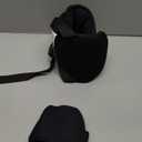 Travel Pillows for Airplanes, Airplane Pillow for Long Flight, Airplane Head Strap with Eye Mask for Sleep, Travel Neck Pillow for Car Road Trip, 360 Support Headrest, Stop Bobblehead, Black