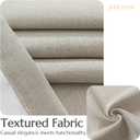 jinchan Room Darkening Curtain 84 Inch Length Taupe Curtain for Bedroom Living Room Drape 1 Panel Texture Grommet Top Window Treatment 72 Inches Wide by 84 Inches Long