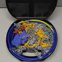 Auto Tightening Snow Chains Tire Chains For Cars Suv Pickup Trucks - Auto Tightening 1 Min Quick Fit AND Easy Installation, Reusable Universal Emergency Traction Snow Chains - Set of 2HKN110