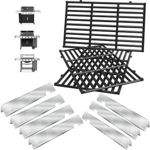 GS4 Genesis 2 Grill Parts for Weber GS4 Genesis II/II LX 400 SER Genesis II E410 Replacement 4-Burner Genesis 400 (2022 YRS) Accessories for Weber Flavorizer Bars 66030 66033 &Grill Grates 66097 66089