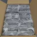 Solar Post Cap Lights, 12-Pack Upgraded Outdoor Deck Fence Post Solar Lights for 4x4 5x5 Wood/Vinyl Posts, IP65 Waterproof, 10-12 Hours Warm/Cool White Glow for Garden/Patio/Porch - Black