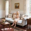 Hokway Couch Cushion Covers Jacquard Damask Stretch Sofa Seat Covers Decorative Couch Covers (Large (1 Piece))