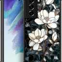 Case for Samsung Galaxy S22,Military-Grade TPU Protection with Shock-Absorbing Edges,Slim Anti-Drop Compatible with Samsung Galaxy S22 Case -Stained Glass Unique Magnolia